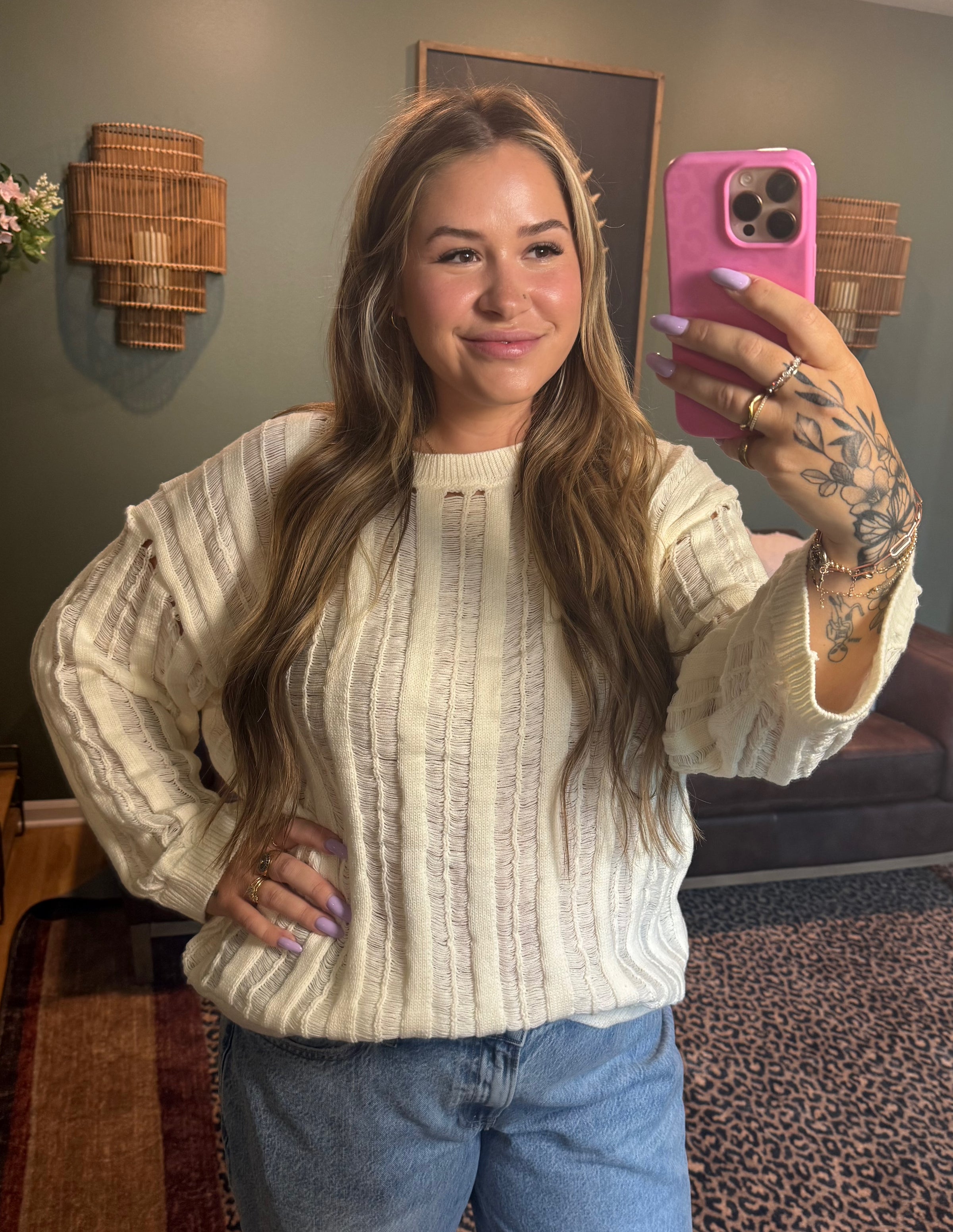 Ivory Babe Knit