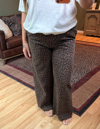 Rebel Leopard Denim