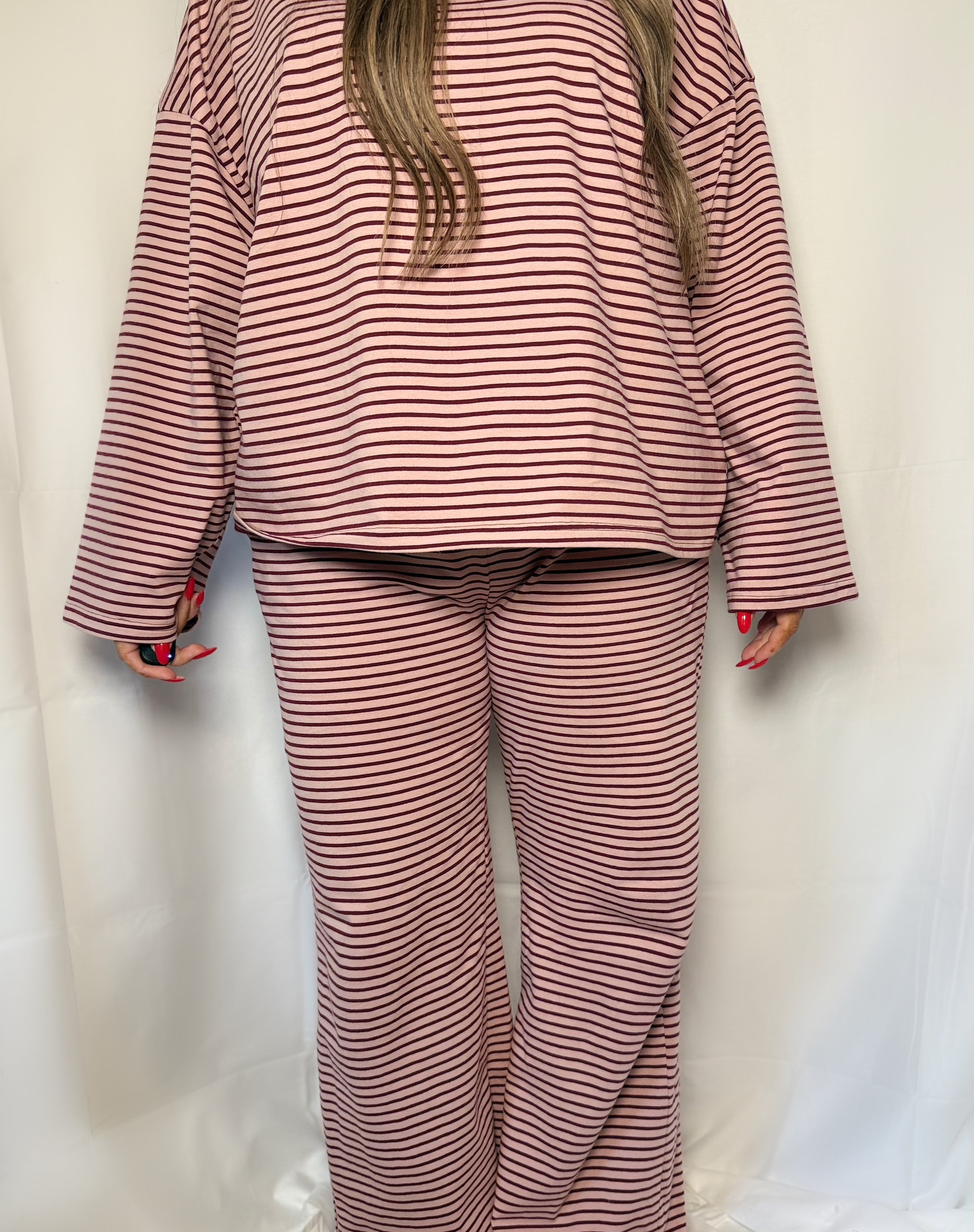 Berry Wide Leg Pant
