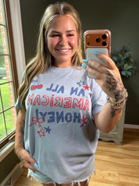 Red, White & Honey Tee
