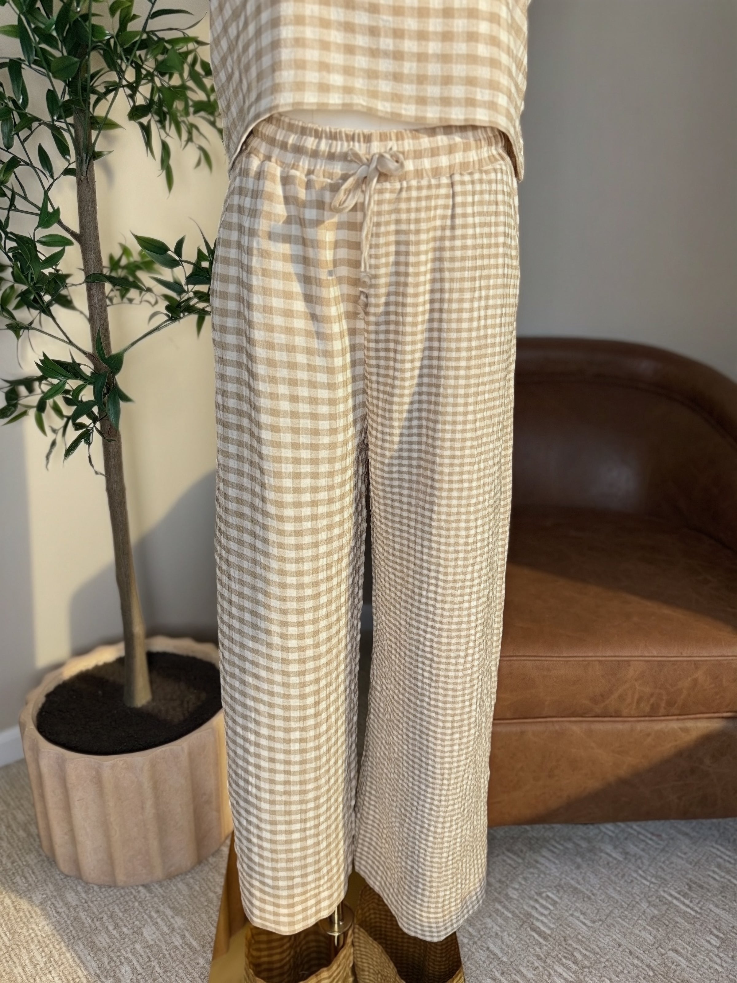 Desert Check Pants