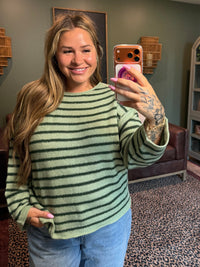 Moody Striped Knit