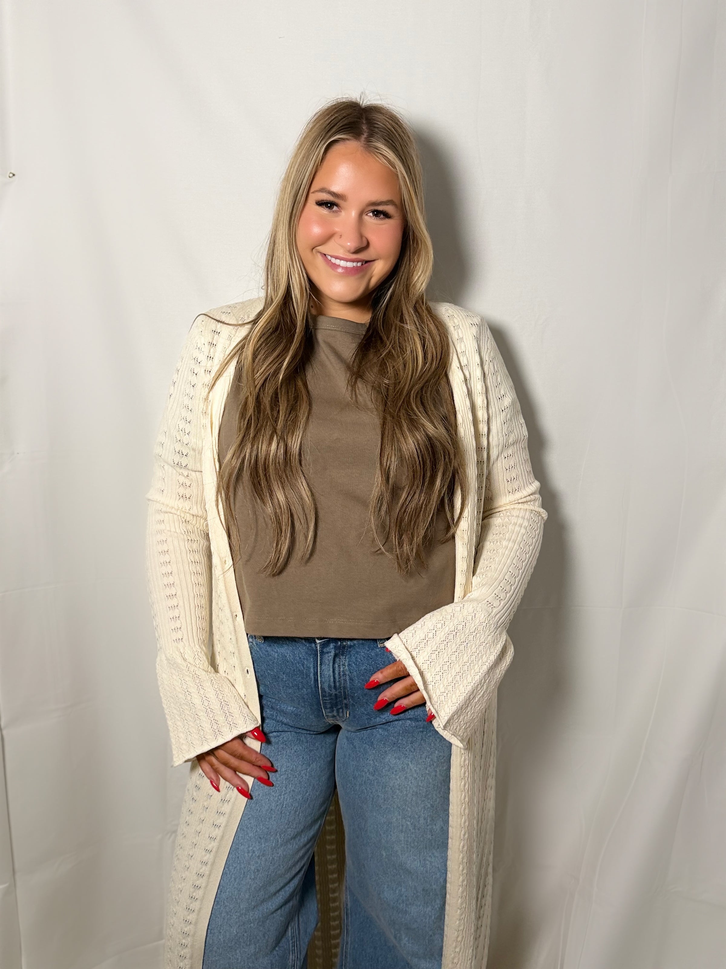 Romantic Pointelle Duster