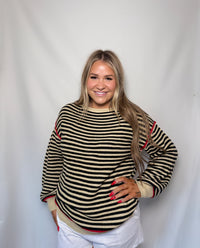 Nautical Boatneck Sweater