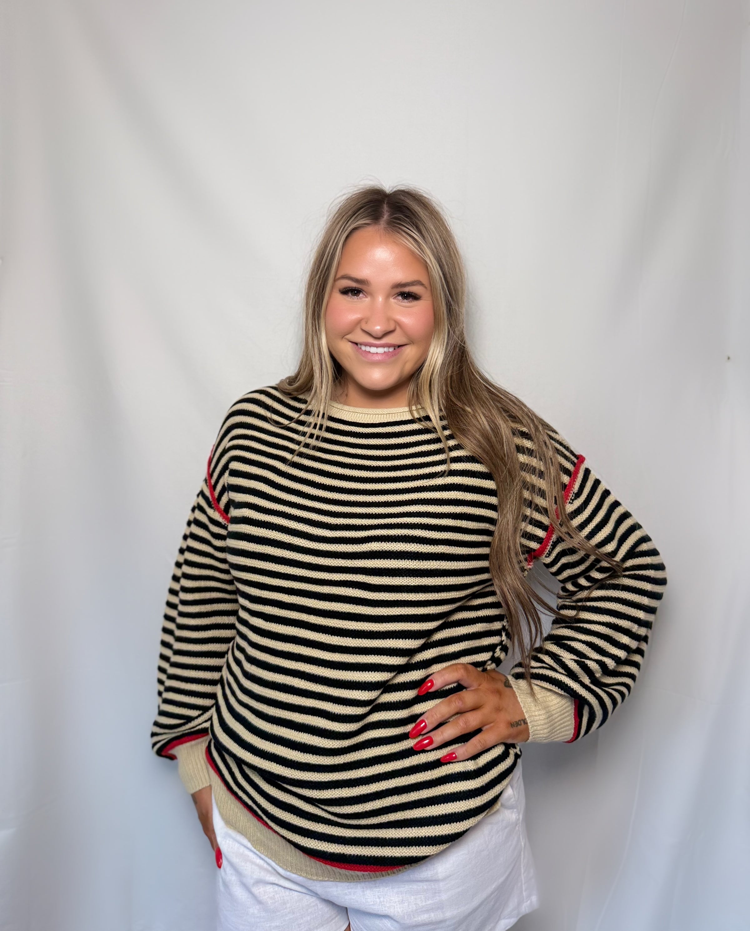 Nautical Boatneck Sweater