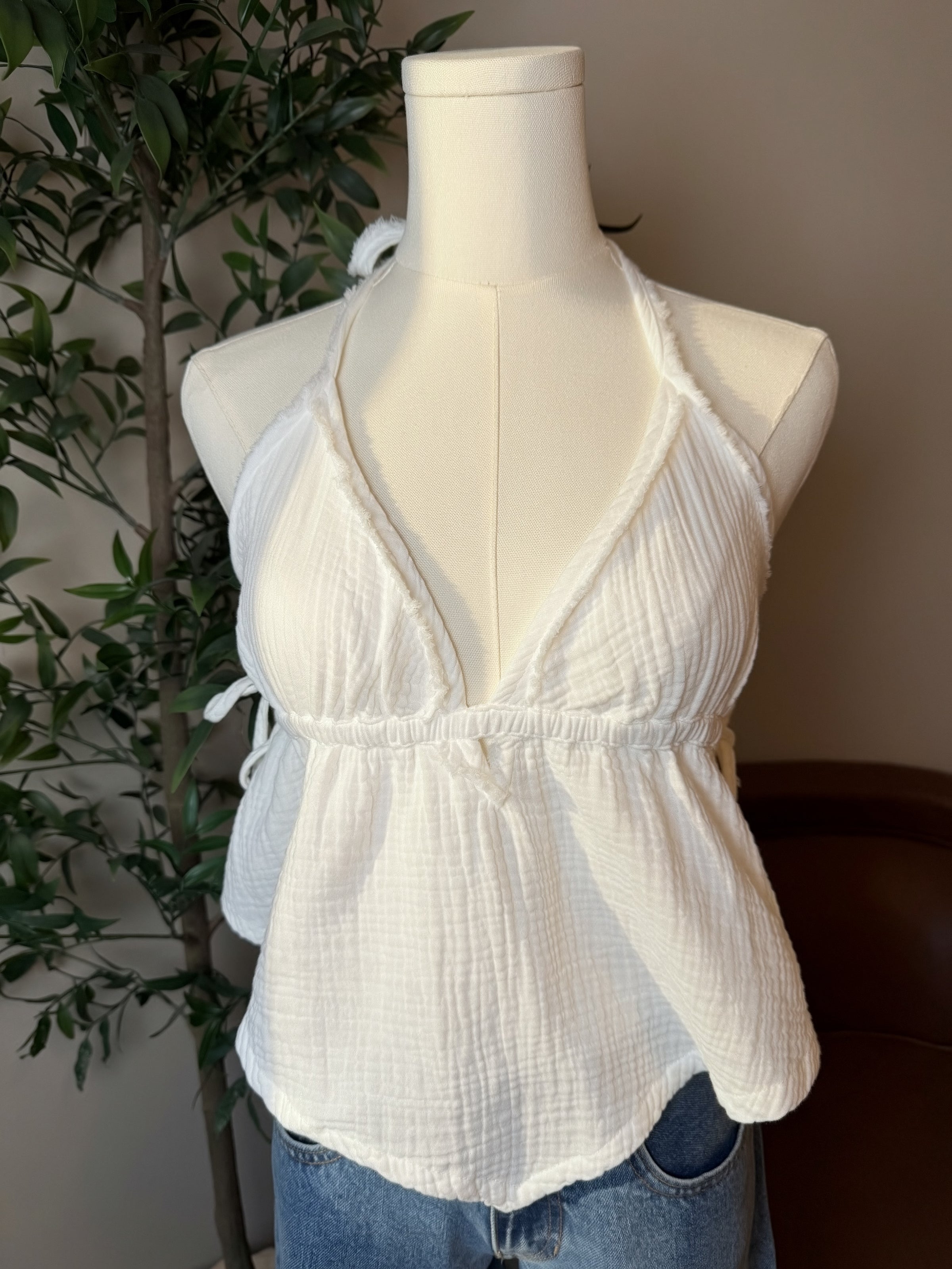 Nova Textured Halter Top