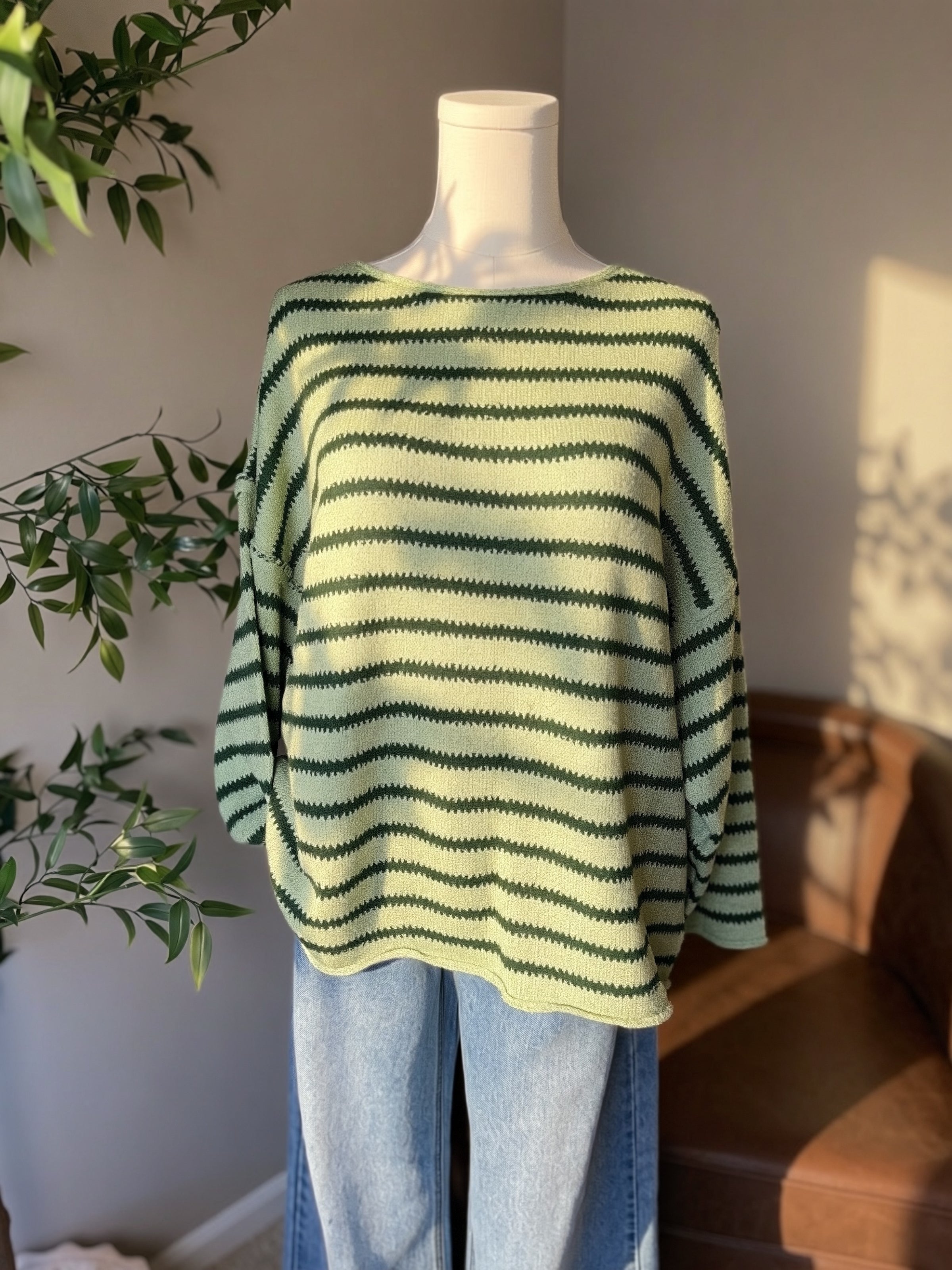 Moody Striped Knit