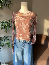 Sheer Bloom Top