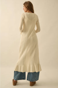 Romantic Pointelle Duster
