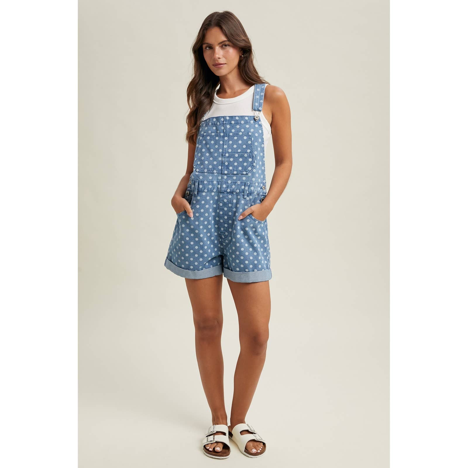 Polka Dot Shortall