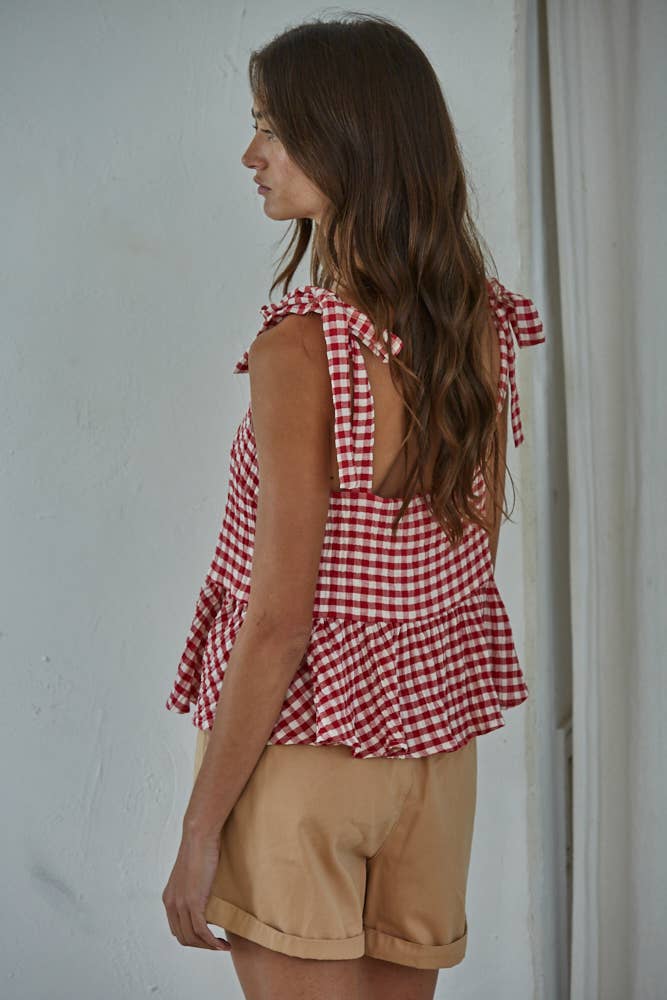 Ruby Flare Top
