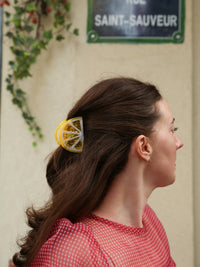 Citrus Slice Claw Clip