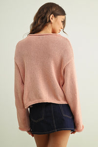 Dusty Rose Cardigan