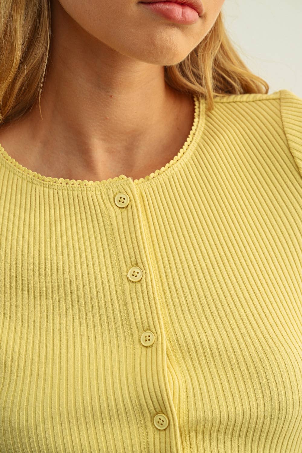 Lemon Button Front