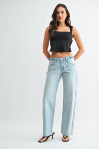 Studded Street Jean