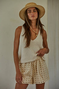 Daisy Knit Tank