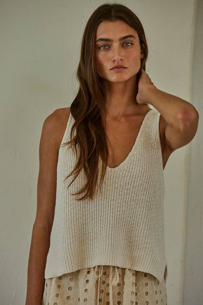 Daisy Knit Tank
