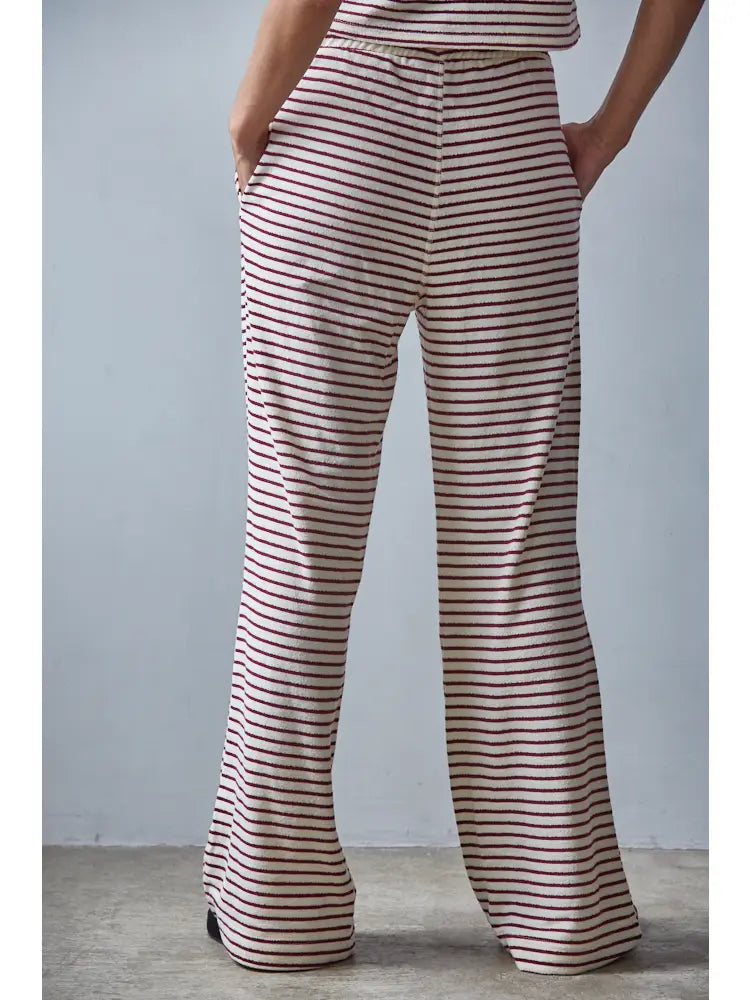 Latte Stripe Pant