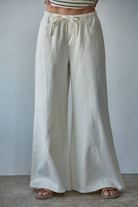 Classic Wide Ivory Denim