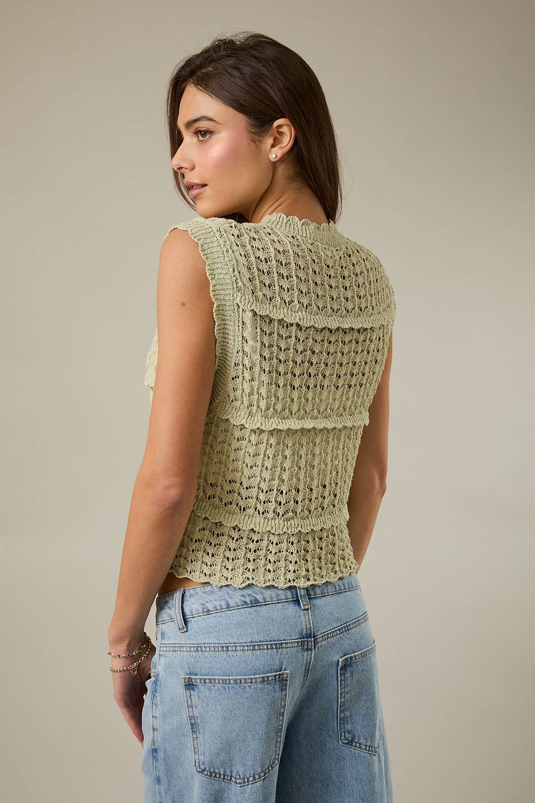 Wrapped in Sage Top